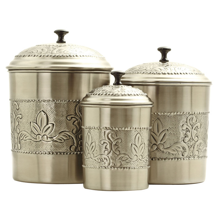 Old Dutch Victoria 3 Piece Kitchen Canister Set & Reviews Wayfair